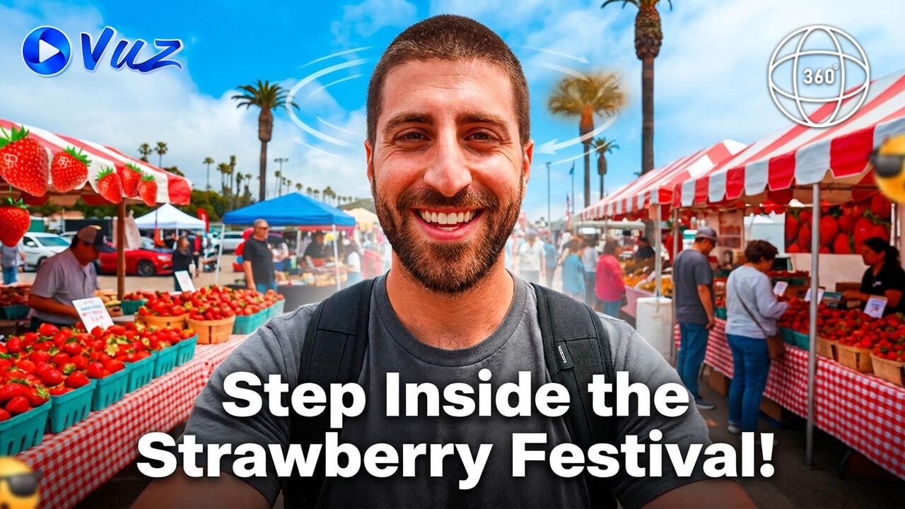 Strawberry Festival 360° 🍓 | Experience the Sweetest Moments!