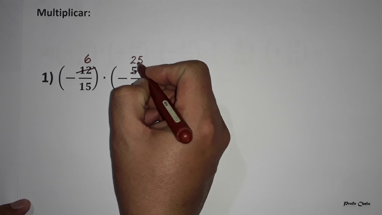 MULTIPLICACIÓN DE NÚMEROS RACIONALES 1