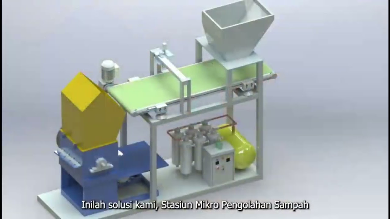 Micro Rec-Station mesin pengolahan sampah berbasis AI