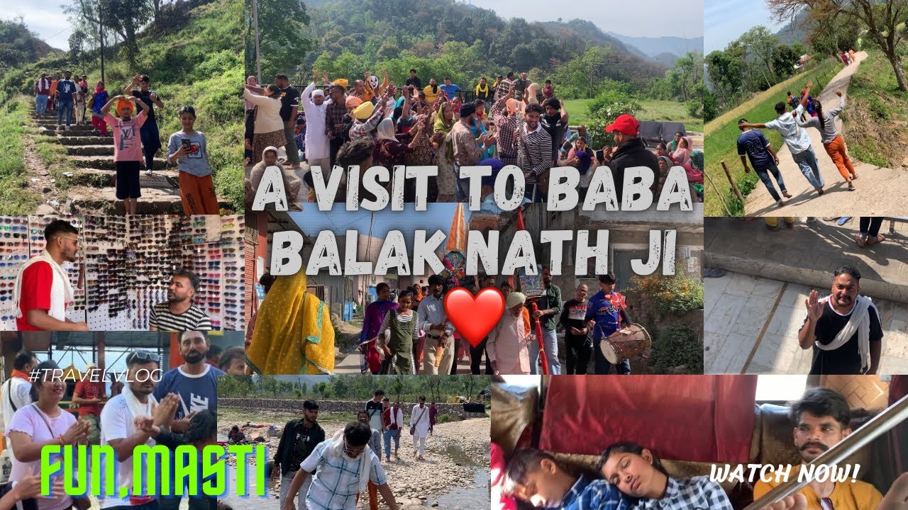 A Visit To Baba Balak Nath Ji Temple ❤️And Shahtalai ,Shivbadi Mandir 🙏🏻 Enjoy ,Masti ,Fun Vlog