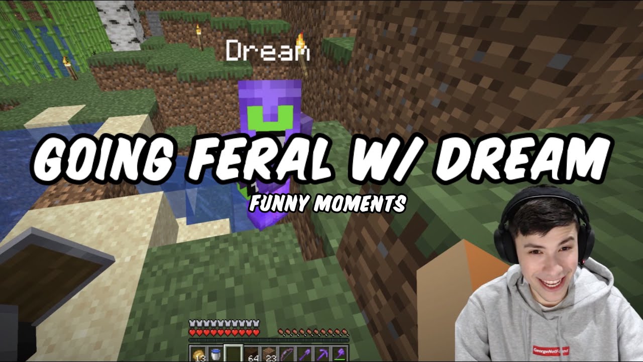 Georgenotfound going feral w/ Dream | funny moments