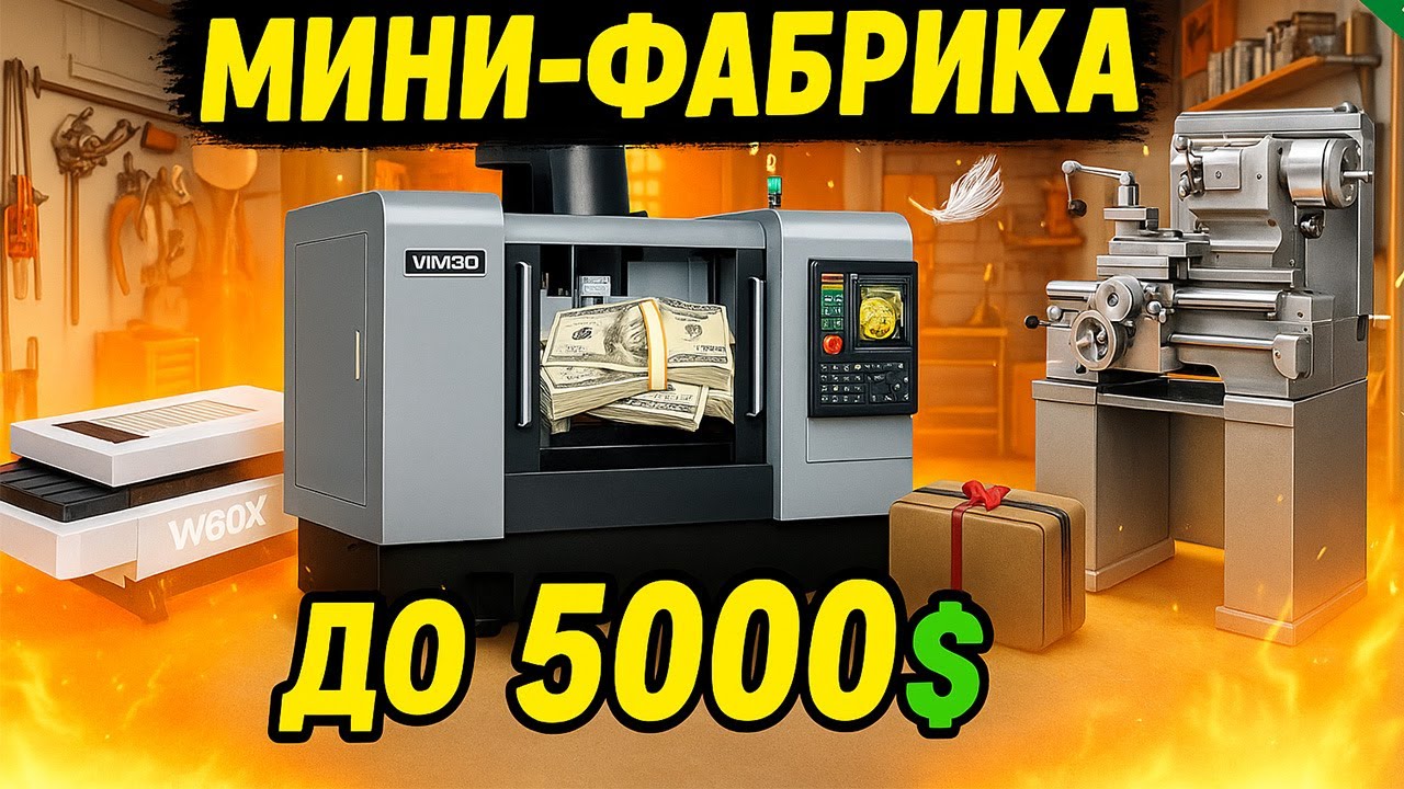 Мини производство 2025 | Прибыльный бизнес на станках для дома и офиса