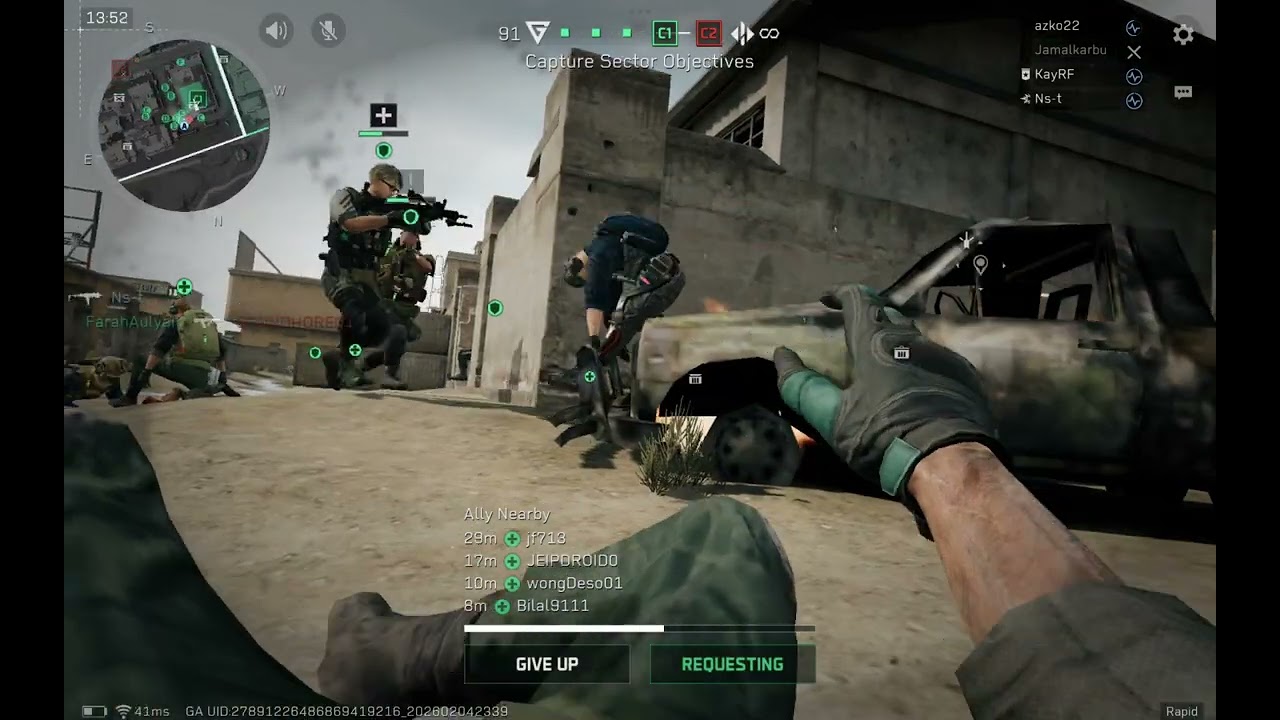 Attack and defend Gareena Delta Force 