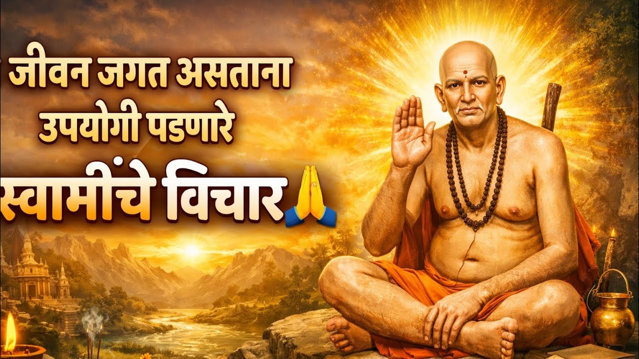 जीवन बदलणारे स्वामी समर्थांचे अनमोल विचार 🙏 ❤️📿