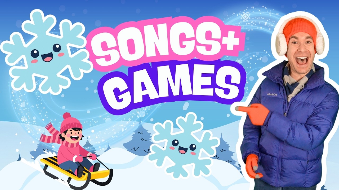 Snow Day Fun! ❄️ Songs, Games for Toddlers and Babies | Bradurday