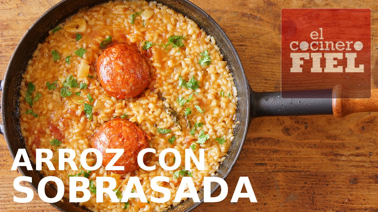 Y YA PUESTOS, UN ARROZ CON SOBRASADA