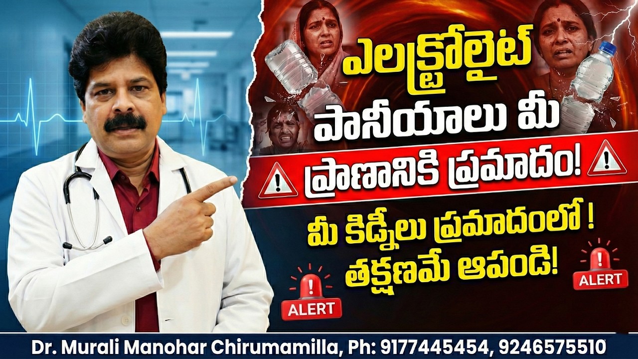ఈ ఎలక్ట్రోలైట్ పానీయాలు మీ ప్రాణానికి ప్రమాదం! Electrolyte drinks are dangerous to your life!