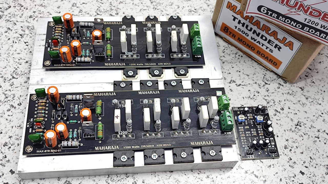 Maharaja Mono Boards | 6 Transistor & 8 Transistor Mono 🔥 Best For JBL, Sony & Pioneer Subwoofer ⭐