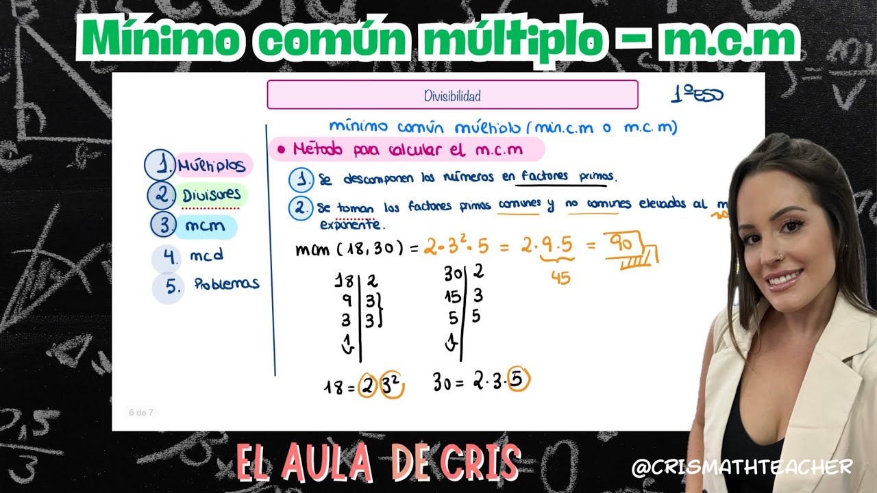 ⭐ Mínimo Común Múltiplo (MCM) | Qué es y cómo calcularlo