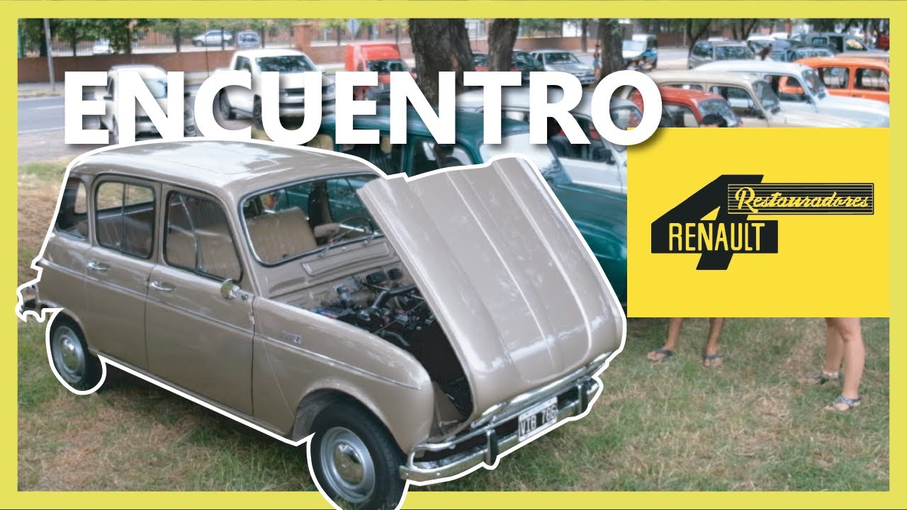 Nos juntamos con parte del grupo R4 mas grande del mundo! Encuentro Renault 4!