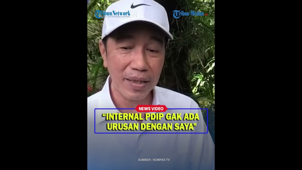 JOKOWI BANTAH ISU Ingin Ambil Alih PDIP : Gak Ada Urusan