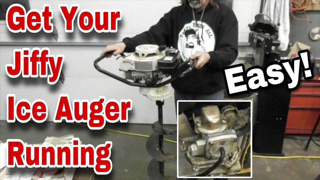 How To Fix A Jiffy Ice Auger That Won't Start (Diaphragm Carburetor)