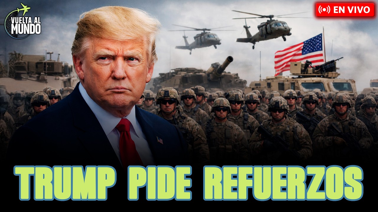 #ENVIVO | 🔴TRUMP PIDE REFUERZO A OTROS PAÍSES PARA ABRIR ORMUZ ANTE BLOQUEO DE IRÁN #VUELTAALMUNDO
