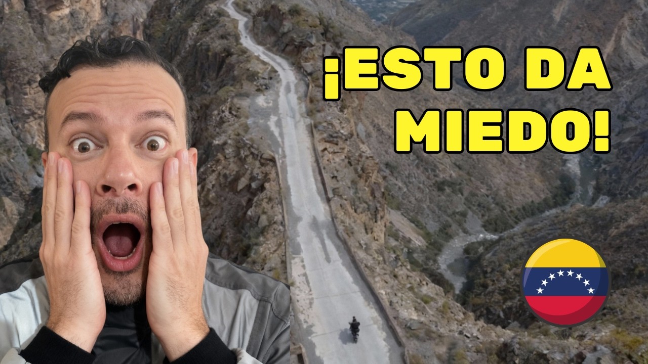 Sobreviví a La CARRETERA de Los ABISMOS, De el Morro a Aricagua en Moto