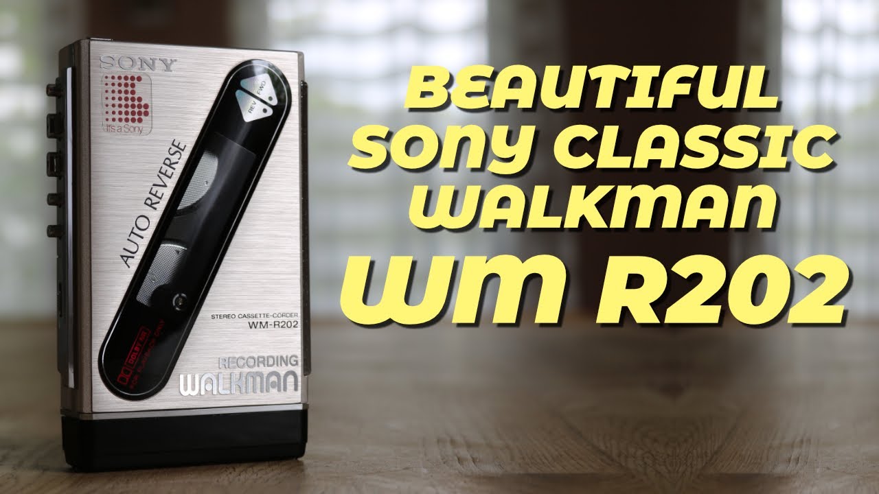 Sony Recording Walkman WM R202 - Rare Collectors Item