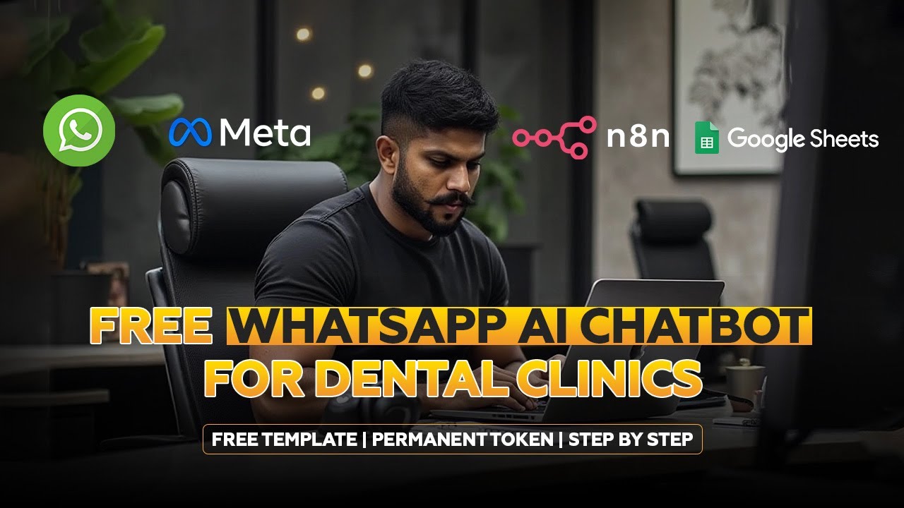 Step-by-Step:FREE WhatsApp AI Chatbot for Dental Clinics(N8N Template+ Privacy Policy+ Google Sheet)