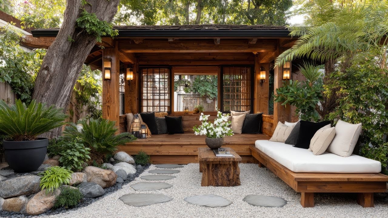 Ultimate Small Garden Design Ideas ✨ Rustic Farmhouse Fence, Cozy Patio & Japanese-Style Calm