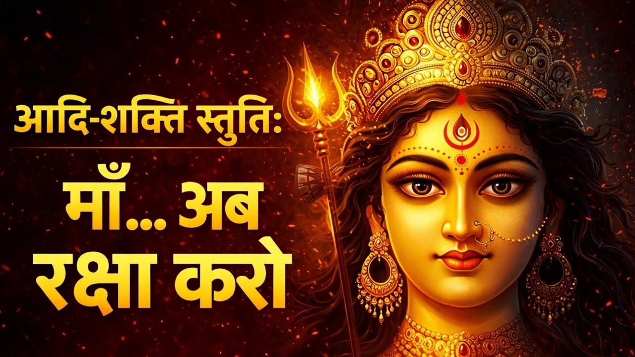 माँ… अब रक्षा करो 🙏 | आदि-शक्ति स्तुति | Maa Adi Shakti Stuti | Divine Protection Prayer