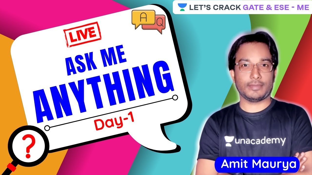 AMA Session - Day 1 | Ask Me Anything | Ask Me Your Doubt | GATE/ESE 2021 Exam | Amit Maurya