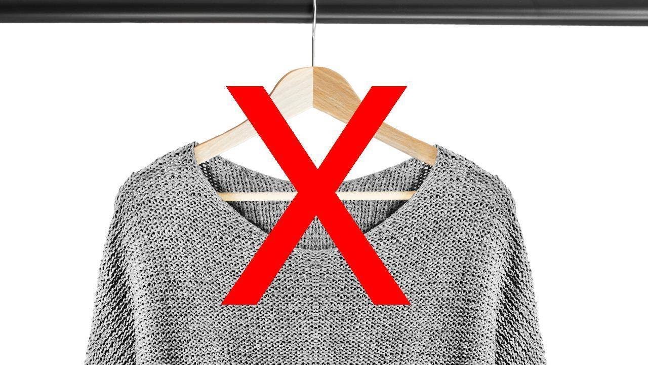 The Best Way to Hang a Sweater So It Doesn’t Get Stretched Out