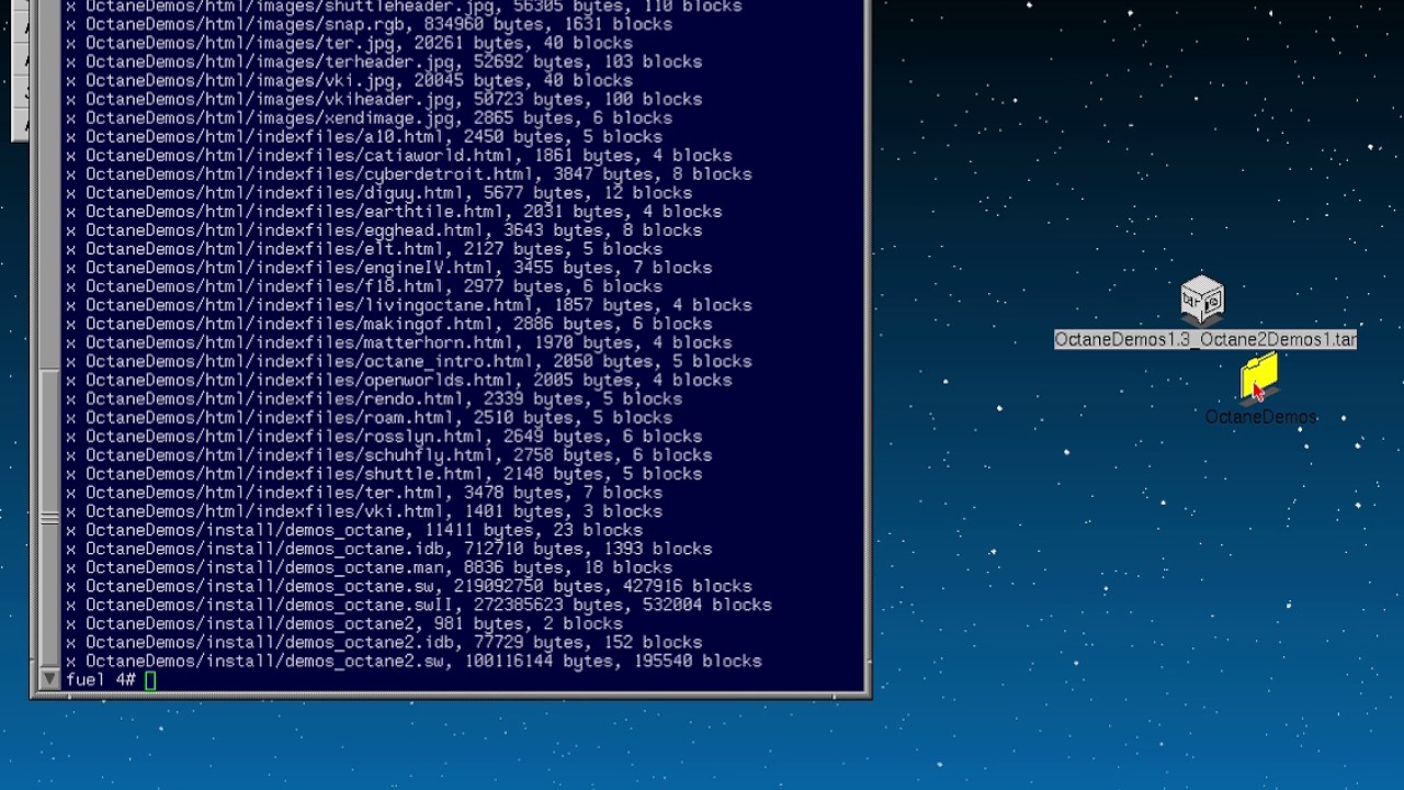 Silicon Graphics SGI Octane Demos Install