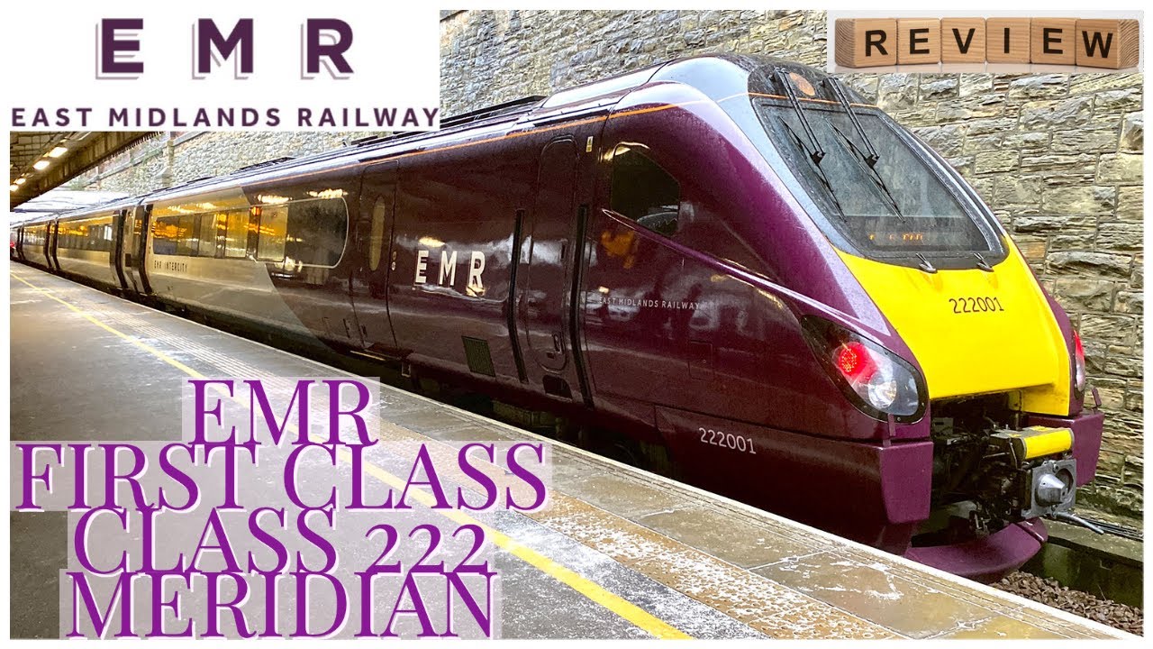 EMR First Class Review | Sheffield to London St Pancras | Class 222 Meridian