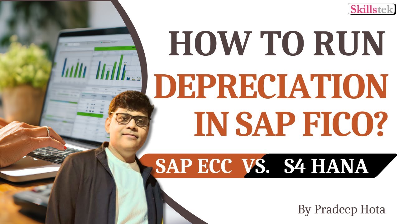 How to Run Depreciation in SAP FICO? - S/4HANA Vs ECC - Step By Step Tutorial | R2R