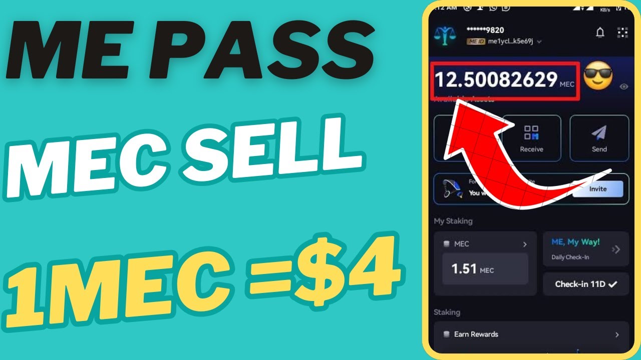 ME Pass Wallet Create & Me Wallet Verification | MEC Token Selling Bangla | ME Pass Wallet Airdrop |