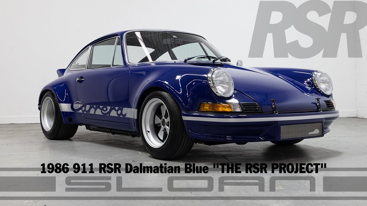 1986 911 RSR Далматинский синий 