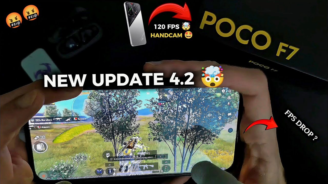 POCO F7 SMOOTH - SUPER EXTREME (120 FPS) TEST 🤯 NEW UPDATE 4.2 AND HANDCAM 🔥
