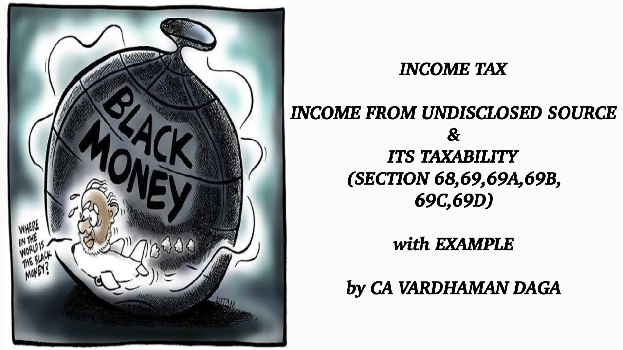 INCOME FROM UNDISCLOSED SOURCE & ITS TAXABILITY with EXAMPLE