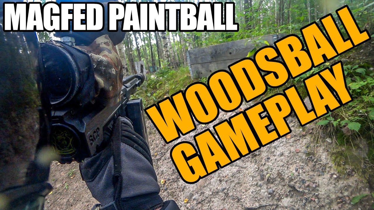 Woodsball Gameplay - Magfed Paintball #shorts