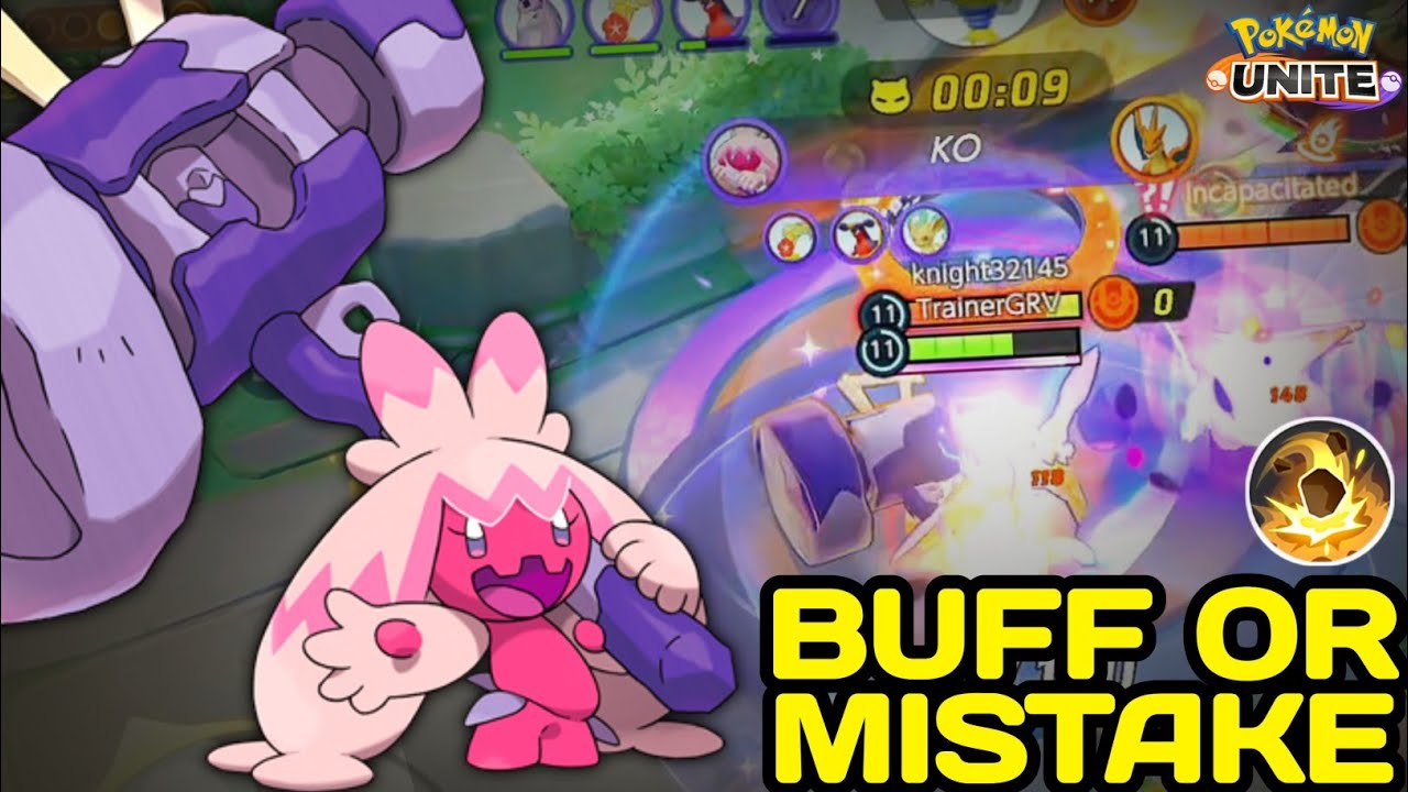 Buffed Tinkaton is now the real Problem in Ranked 😲 Pokemon Unite | NINZA PLAYS