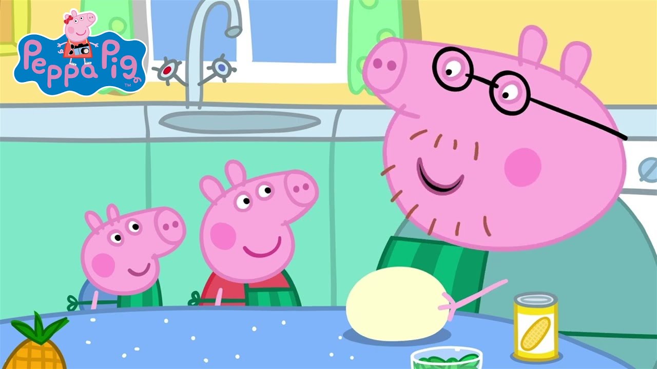 Peppa Pig Learns to Make Pizza