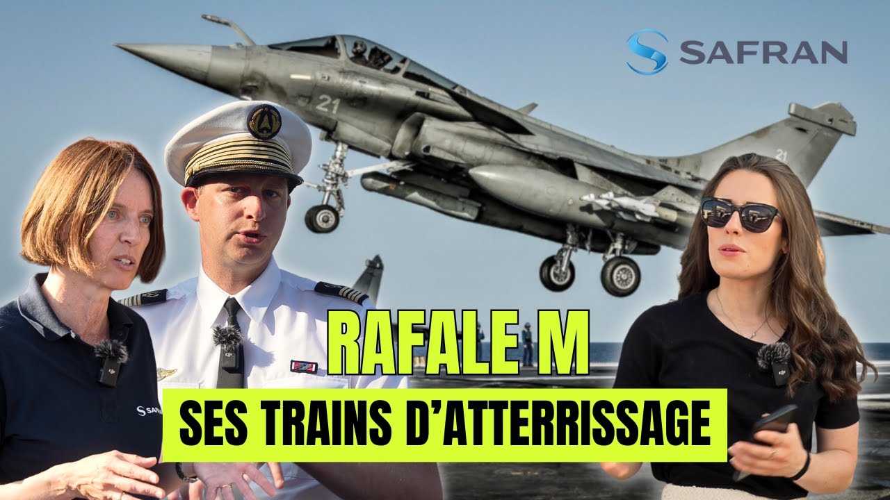 Rafale Marine – les trains d’atterrissage expliqués par Safran & la DGA