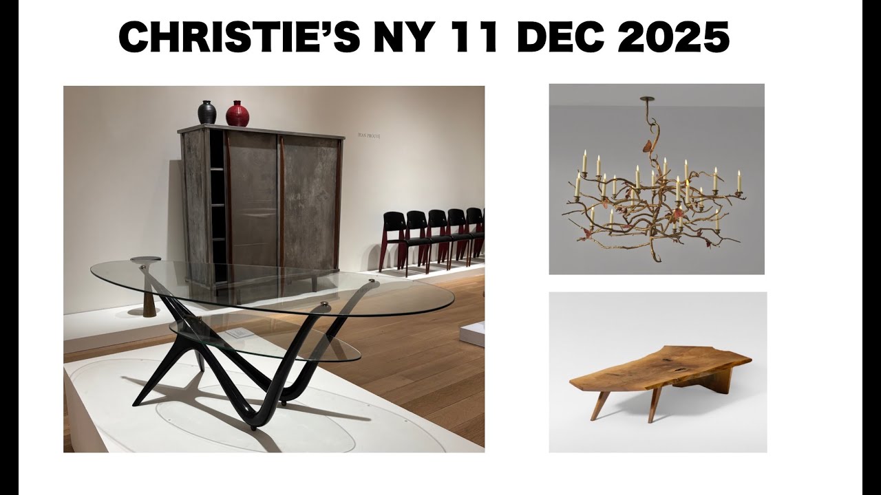 DESIGN AUCTION 解説 CHRISTIE'S NY 2025 12 11