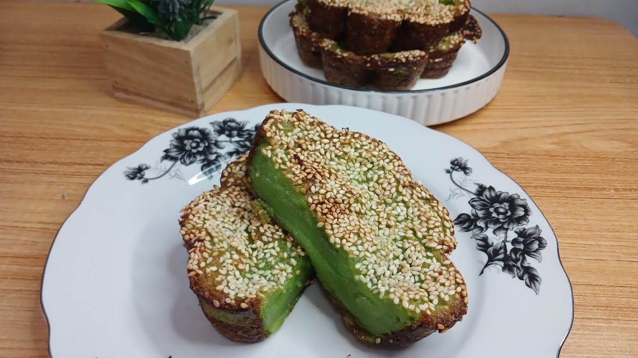 Kuih Bakar Pandan Tanpa Telur Dan Tepung Gandum / Gluten Free 