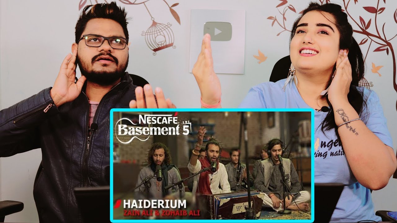 Indian Reaction On HAIDERIUM ¦ Zain Ali & Zohaib Ali ¦ NESCAFÉ Basement Season 5 - 2019