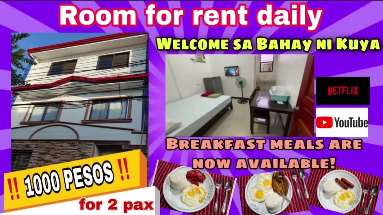 ROOM FOR RENT • Welcome po kayo sa Bahay ni Kuya || Pasay City