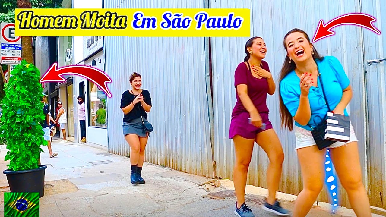 Pegadinha - Homem Moita - Bushman Prank