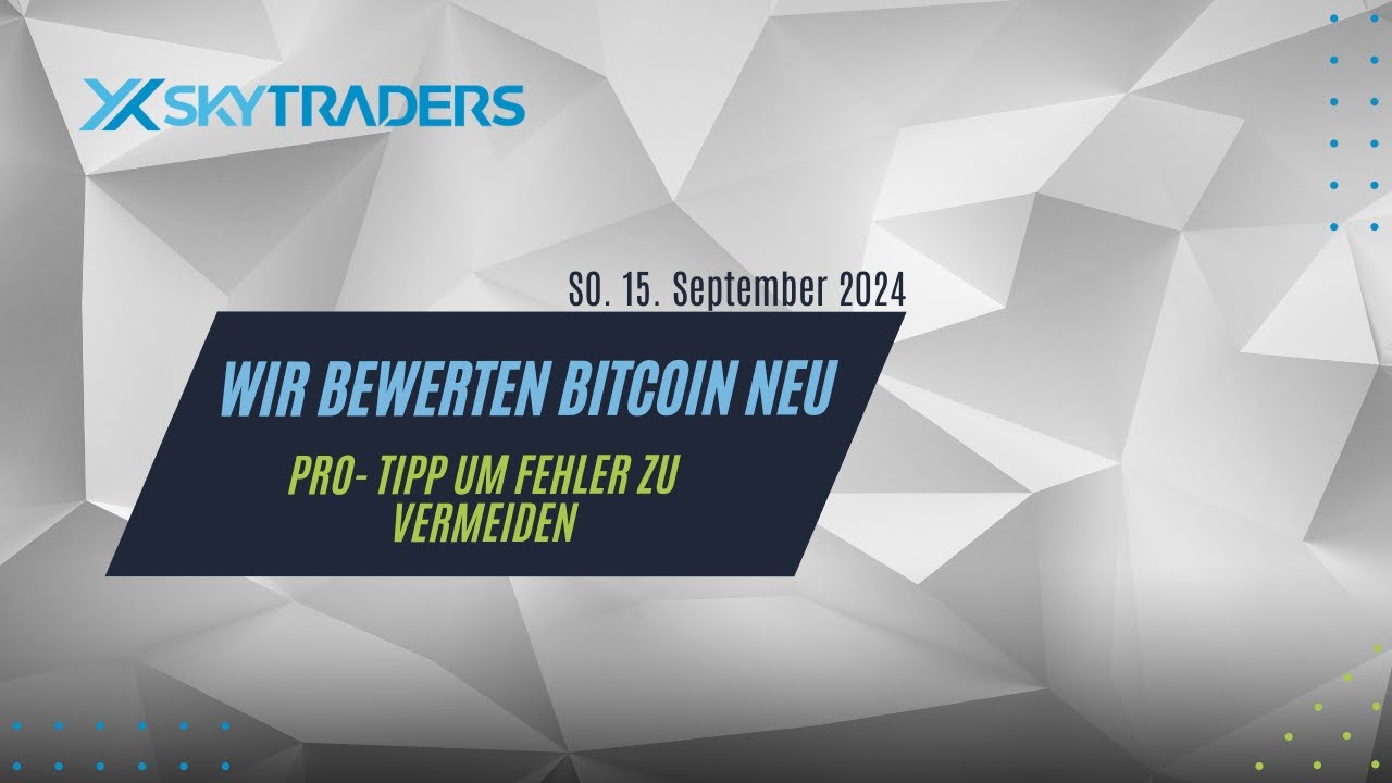 Bitcoin Marktbewertung von Grund auf - Cleanes Chartbild / Diese Woche geht es an den M&auml;rkten rund 🚨