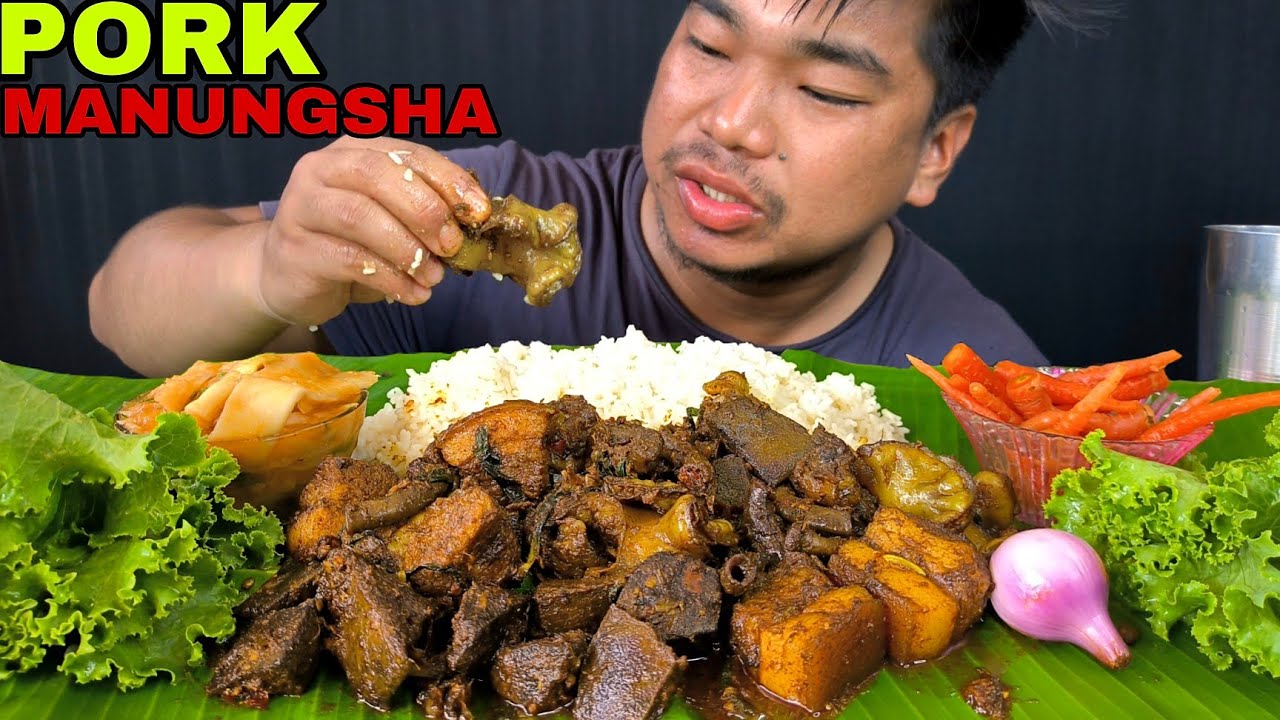 PORK INNER PART(manungsha)MukBang||SOIBUM EROMBA🤤||