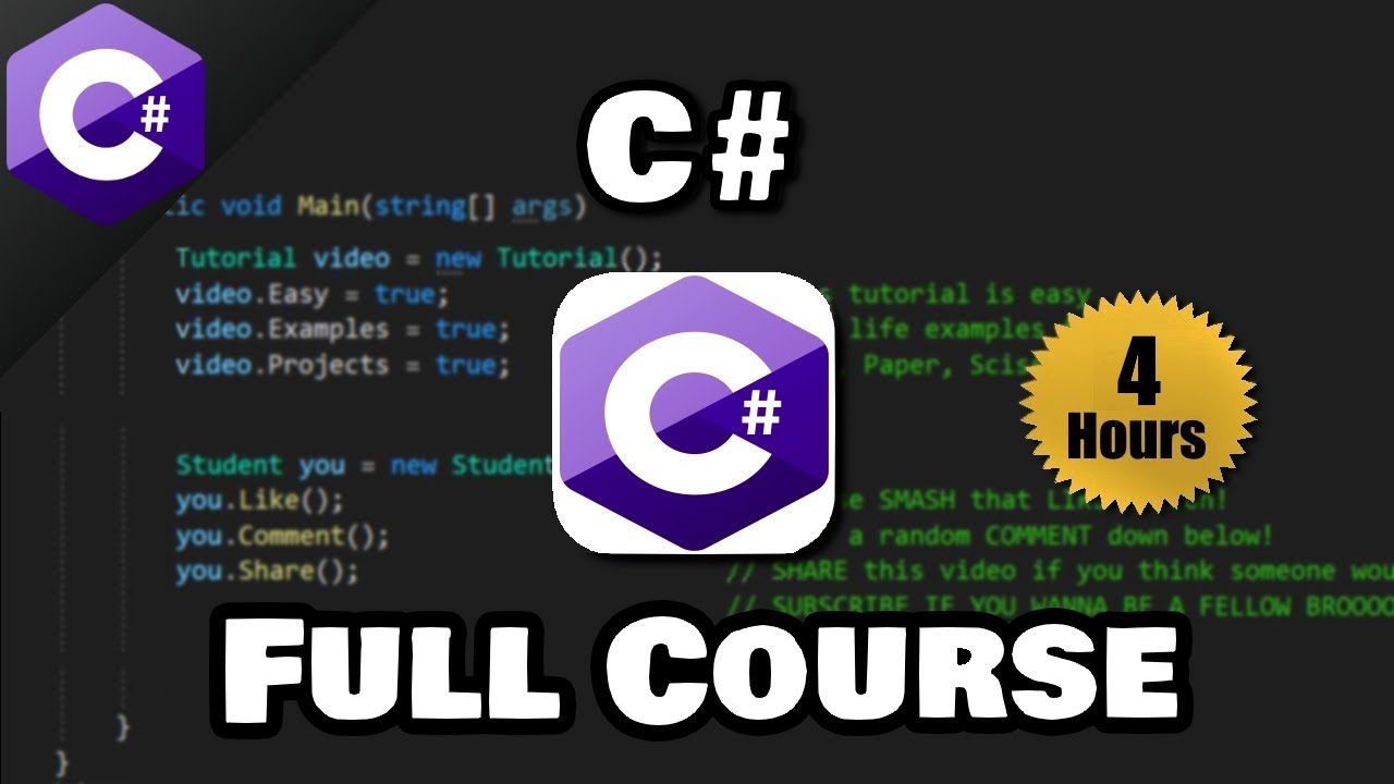 C# Full Course for free 🎵