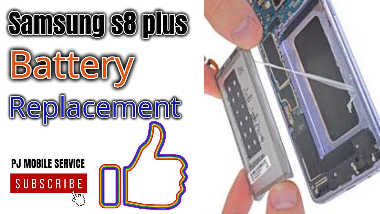 Samsung s8 plus battery replacement very easy to change
