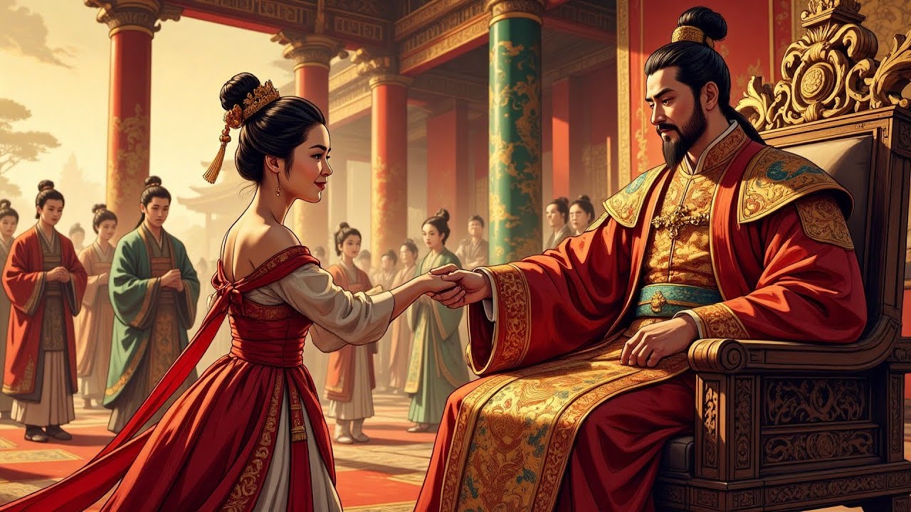 Él me envió a complacer al Emperador; tomó mi mano y yo sonreí. Yo sirvo al Emperador, ¿de qué...