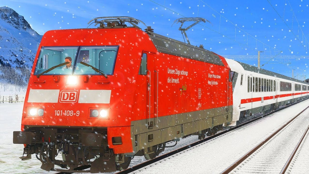 SCHNEESTURM | InterCity 2275 - Schwarzwald | TRAIN SIMULATOR 2020 | Störung am Zugverband + BR 101