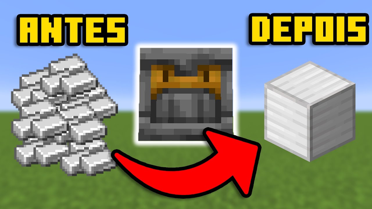 Compactador de Blocos no Minecraft Usando o Crafter