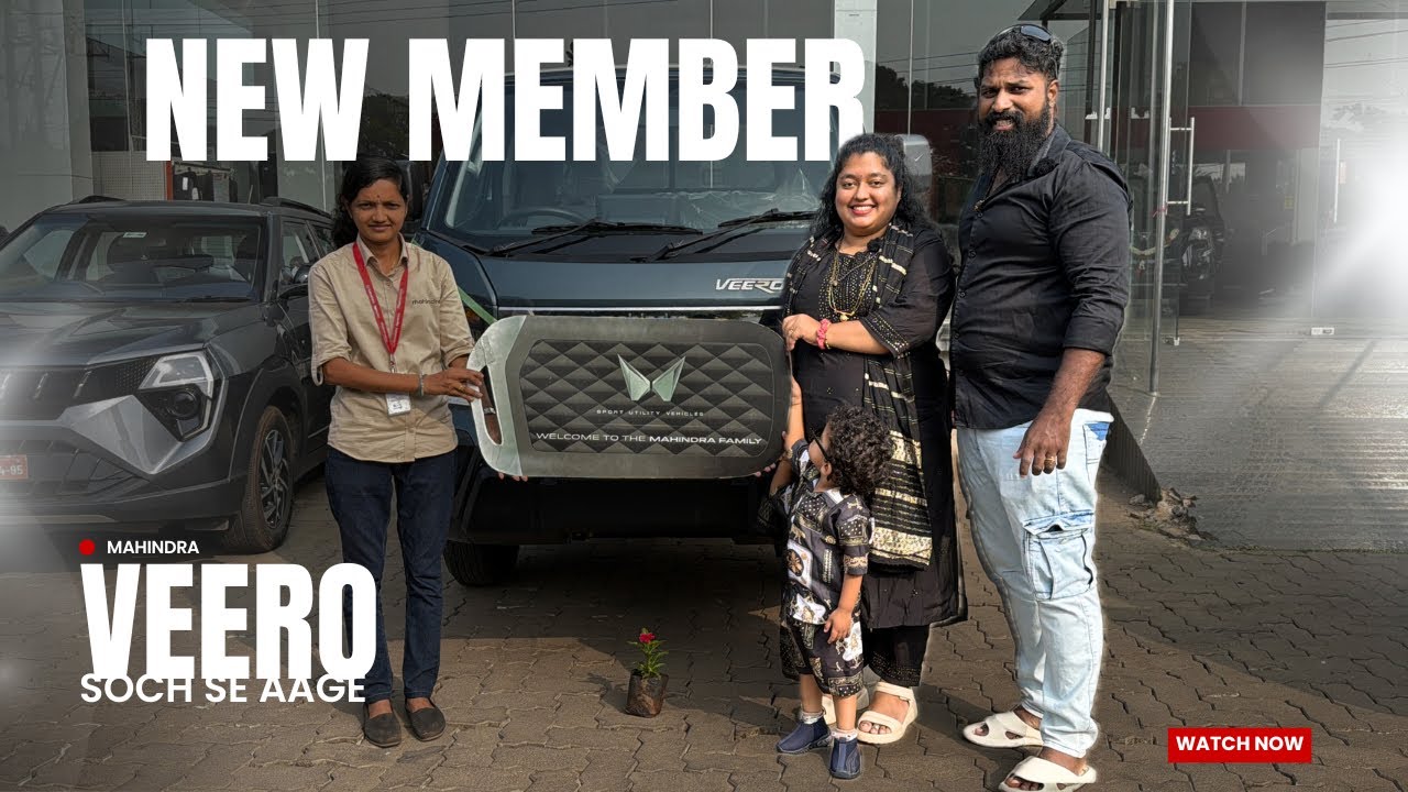 Our new commercial vehicle 😍 || Mahindra Veero 
