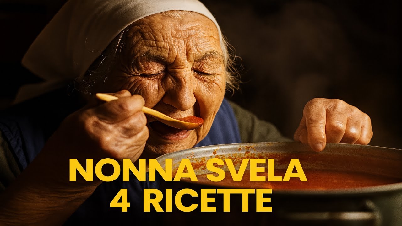 Nonna Prepara 4 Piatti Tradizionali Italiani 🇮🇹  Dall&rsquo;Antipasto al Dolce con Amore