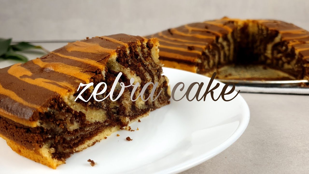 How To Make Zebra Cake At Home
